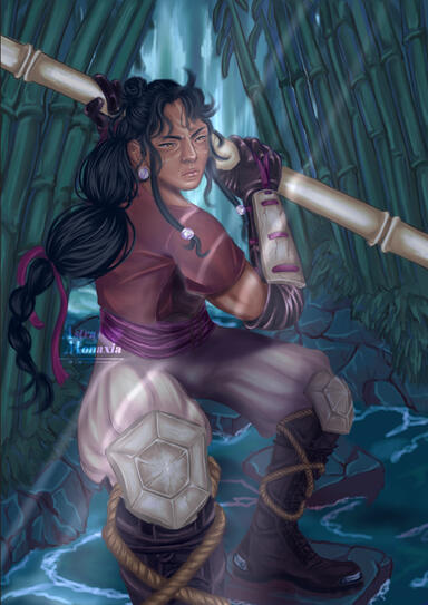 Thahilaki - Original character from a world inspired by Zelda and Ong-Bak