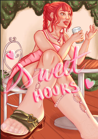 Sweet hours - reinterpretation for an art challenge