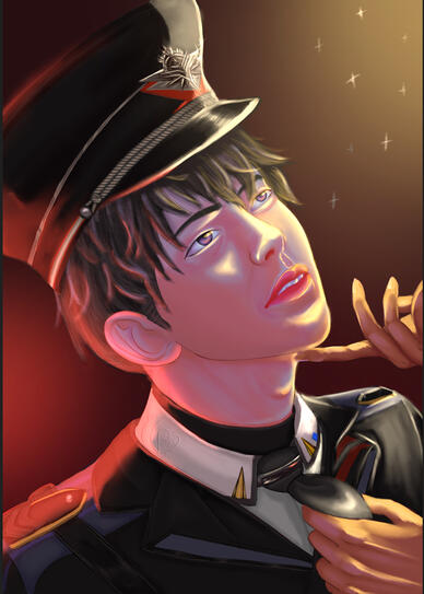 Caleb Farspace Fleet Colonel - Fanart